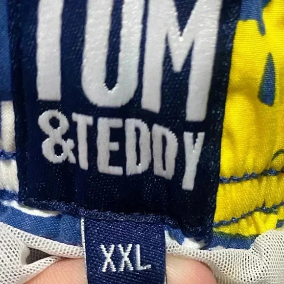 Tom & Teddy Elephant Print Swim Trunks Size XXL - Picture 5 of 5